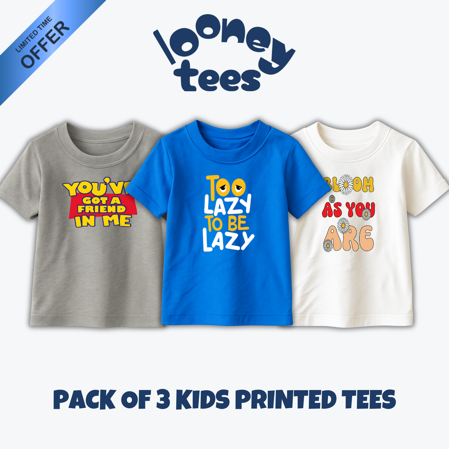 Pack of 3 Kids T-shirts
