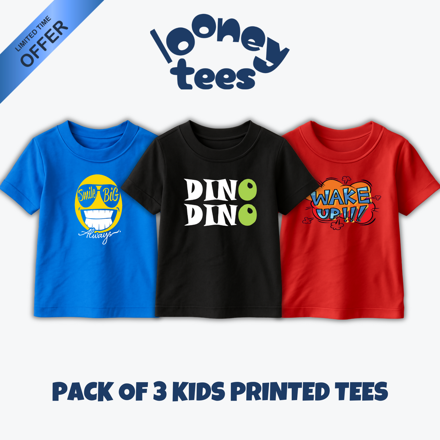 Pack of 3 Kids T-shirts