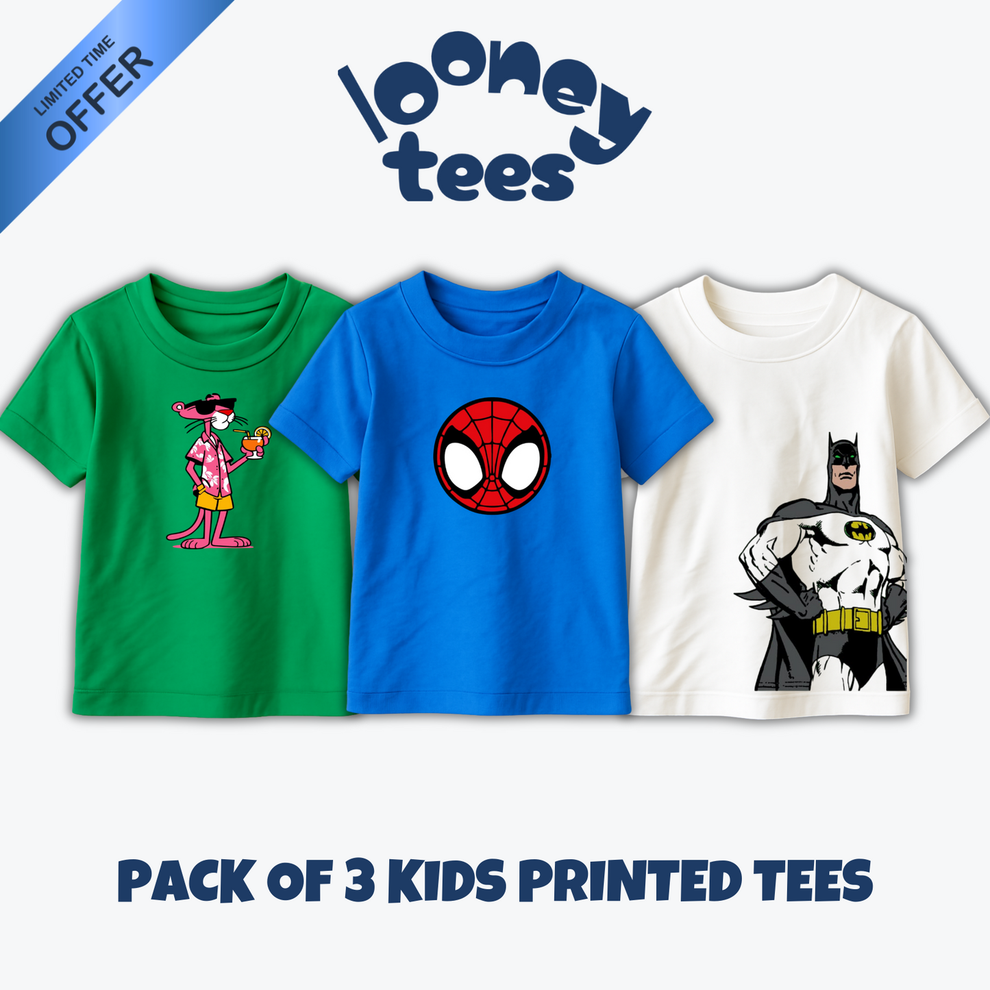 Pack of 3 Kids T-shirts
