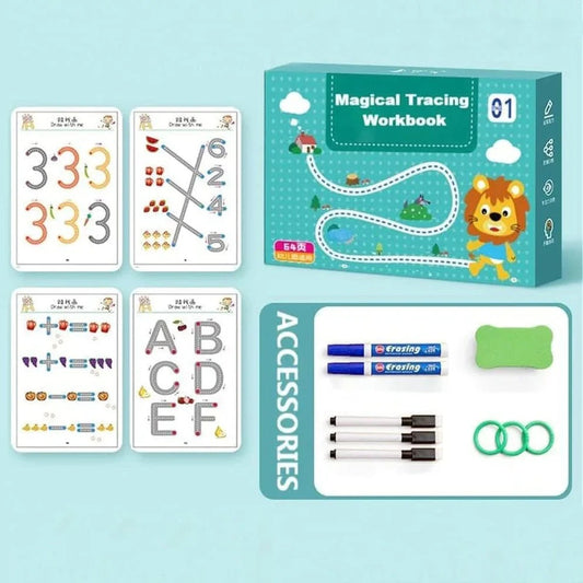 Reusable Tracing Book for Kids